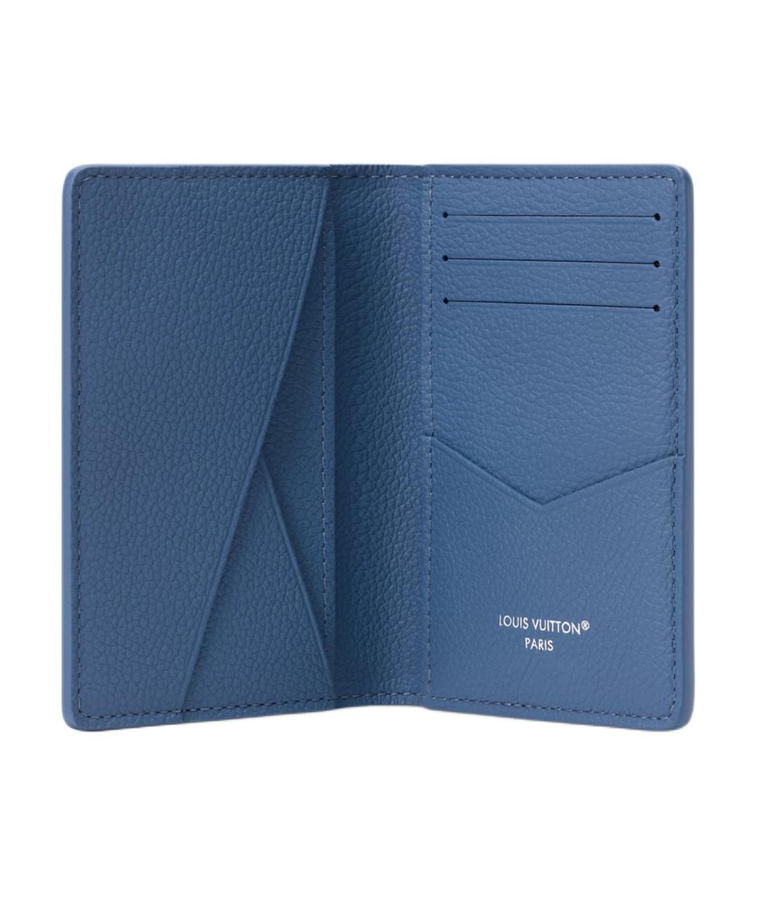 LOUIS VUITTON Синий кошелек, фото 4
