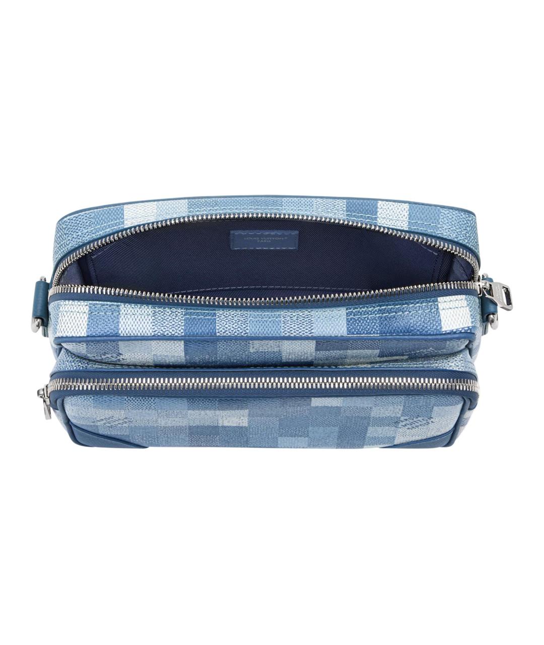 LOUIS VUITTON Синяя сумка через плечо, фото 4