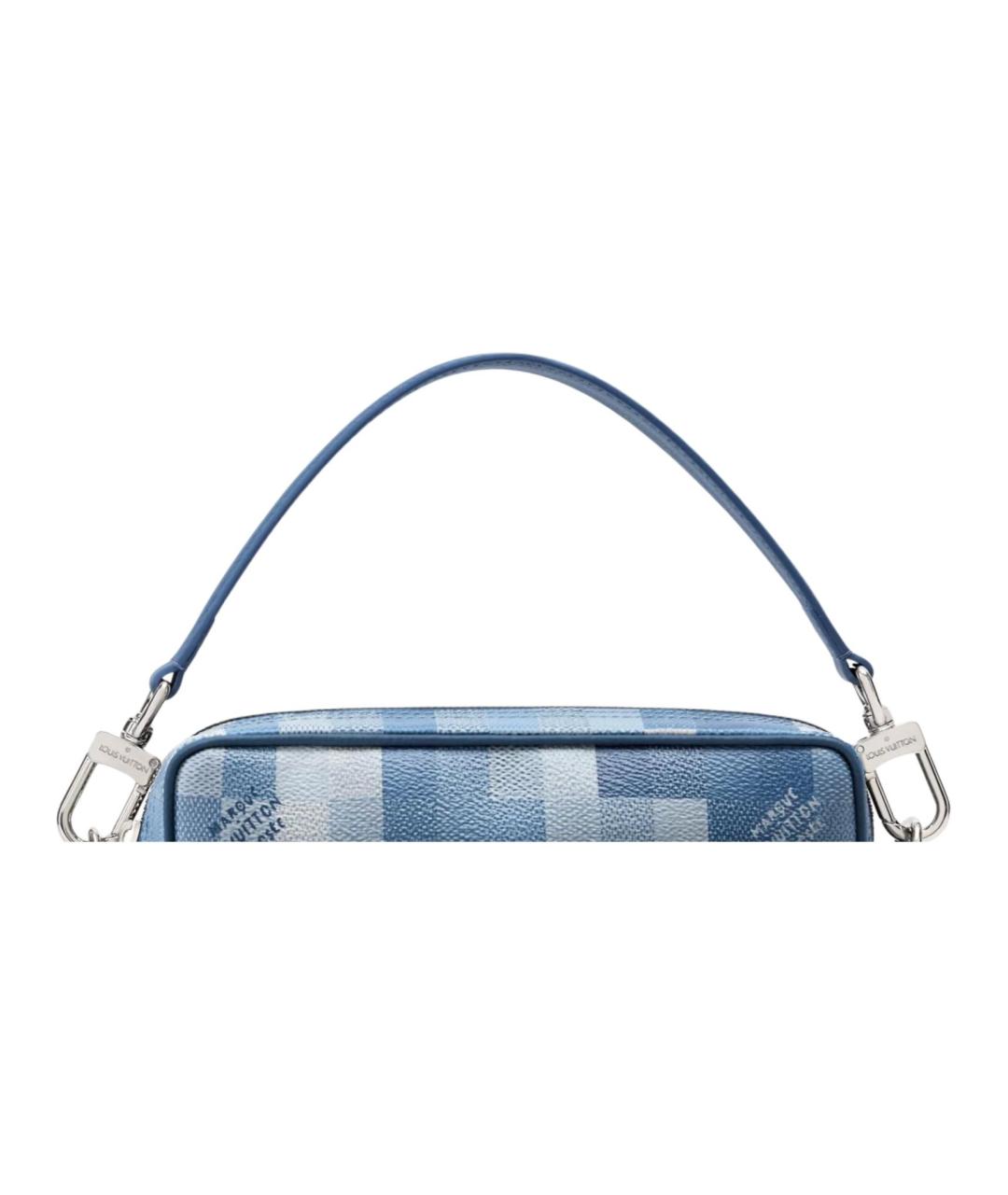 LOUIS VUITTON Синяя сумка через плечо, фото 5