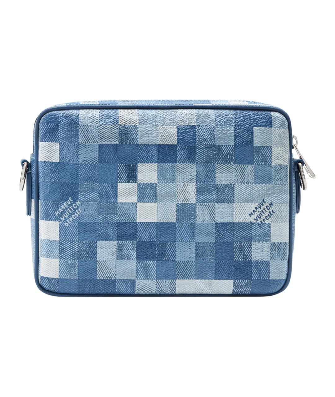 LOUIS VUITTON Синяя сумка через плечо, фото 3