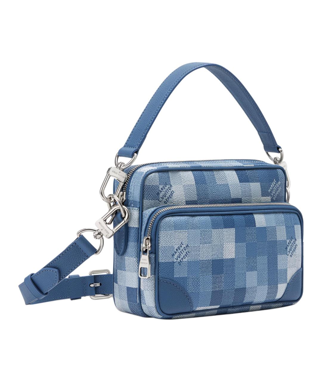 LOUIS VUITTON Синяя сумка через плечо, фото 2