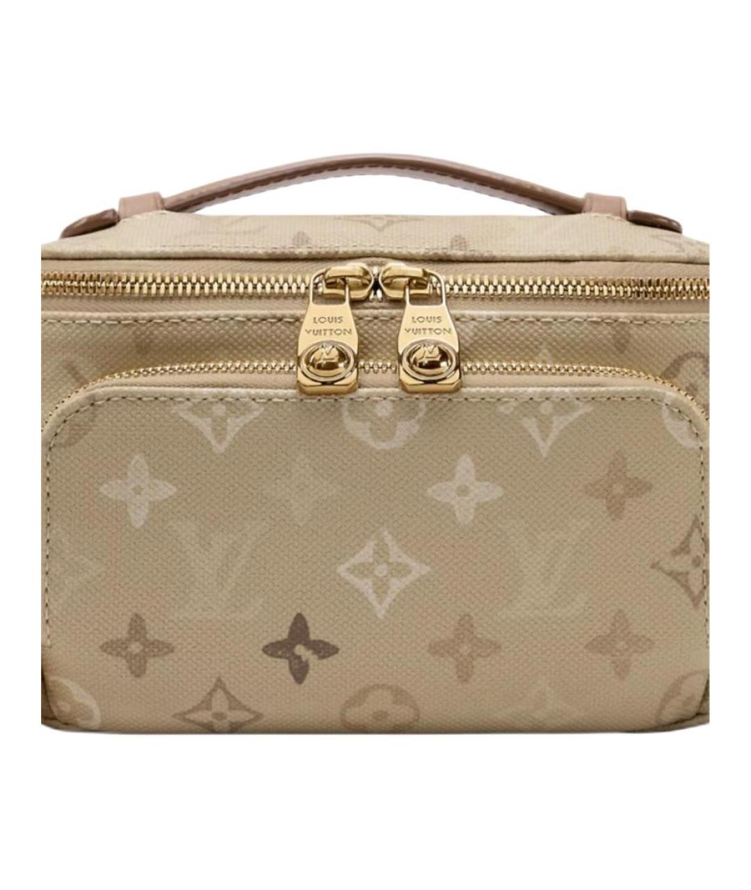 LOUIS VUITTON Бежевая поясная сумка, фото 5