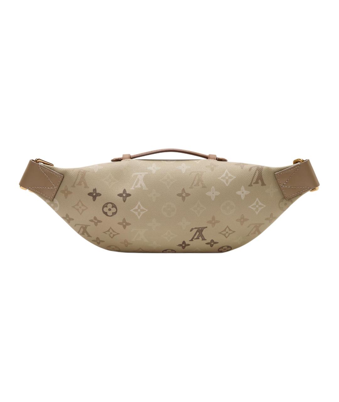 LOUIS VUITTON Бежевая поясная сумка, фото 3
