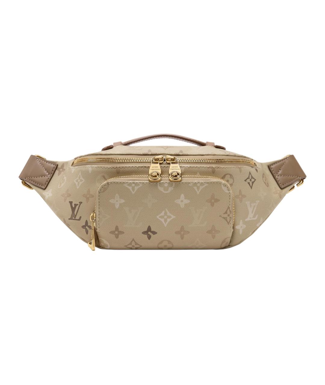 LOUIS VUITTON Бежевая поясная сумка, фото 1