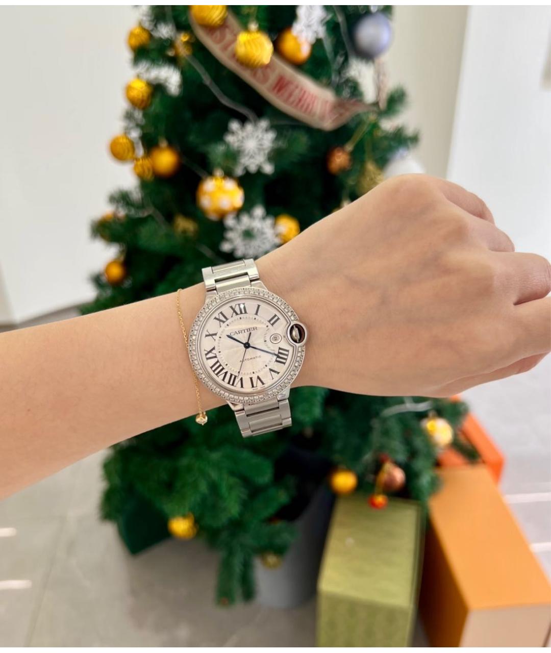 CARTIER Серебряные металлические часы, фото 6