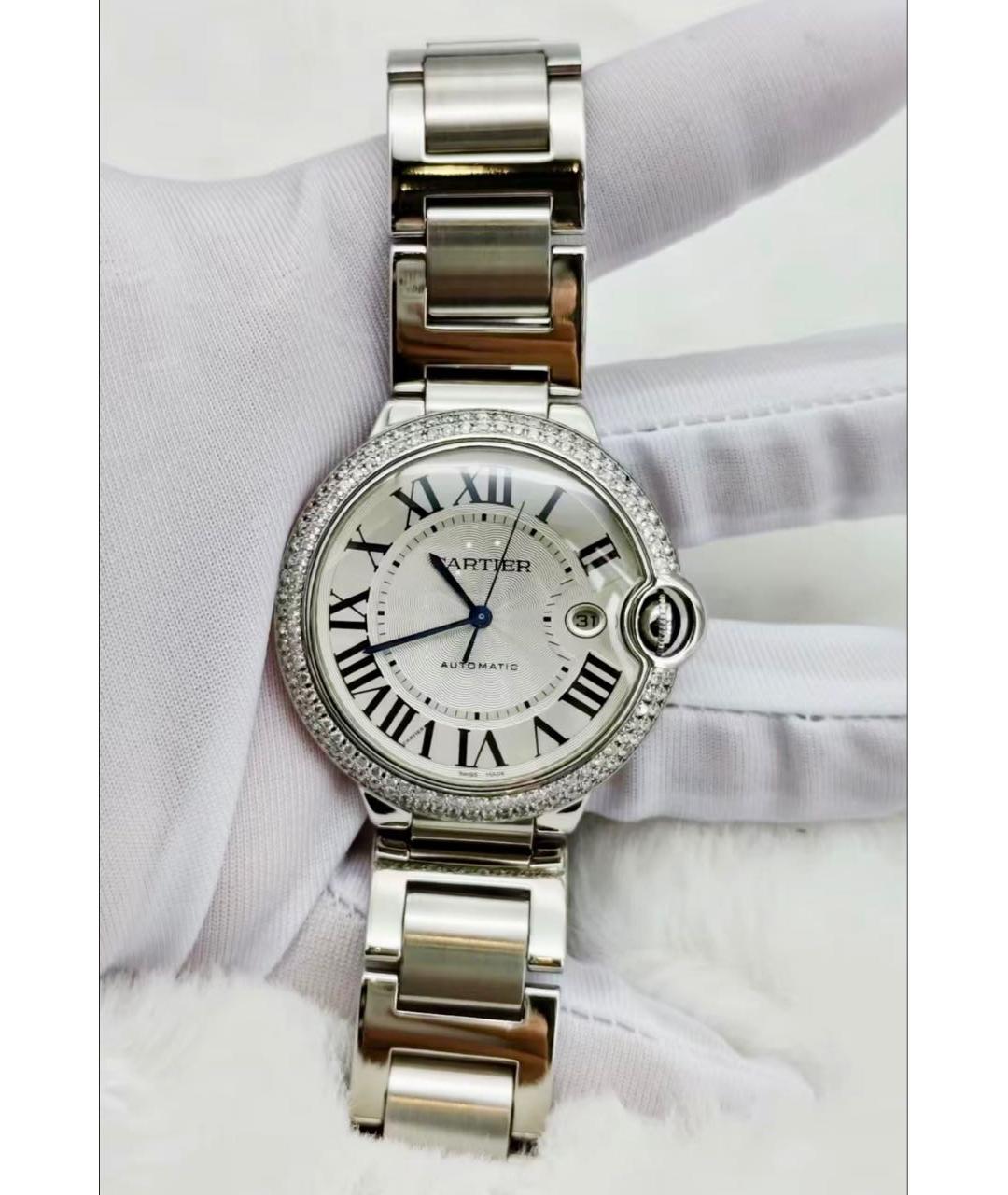 CARTIER Серебряные металлические часы, фото 3