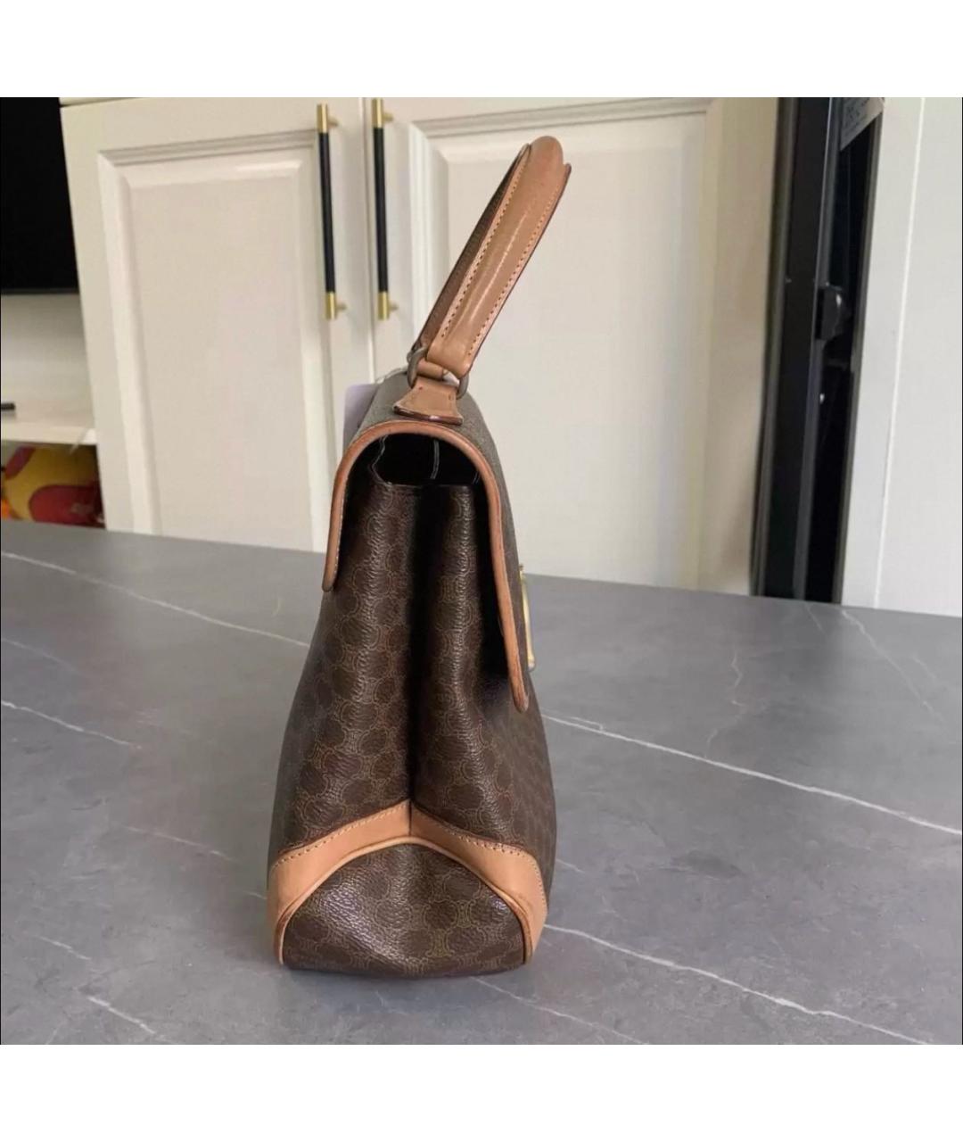 CELINE Коричневая сумка тоут, фото 5