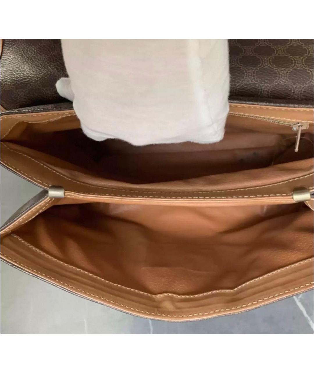 CELINE Коричневая сумка тоут, фото 8
