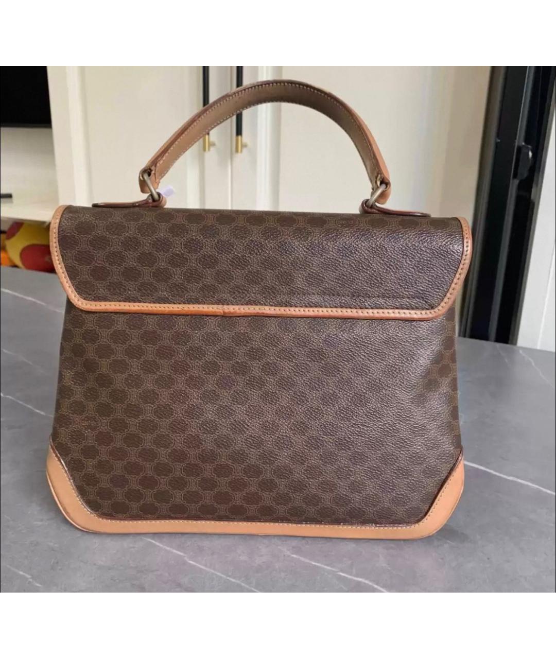 CELINE Коричневая сумка тоут, фото 3