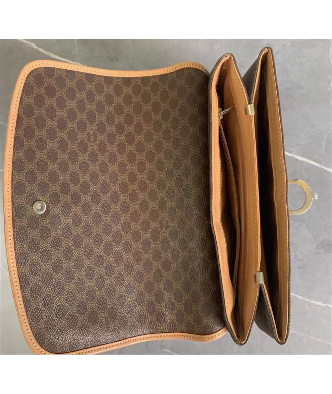 CELINE Коричневая сумка тоут, фото 7