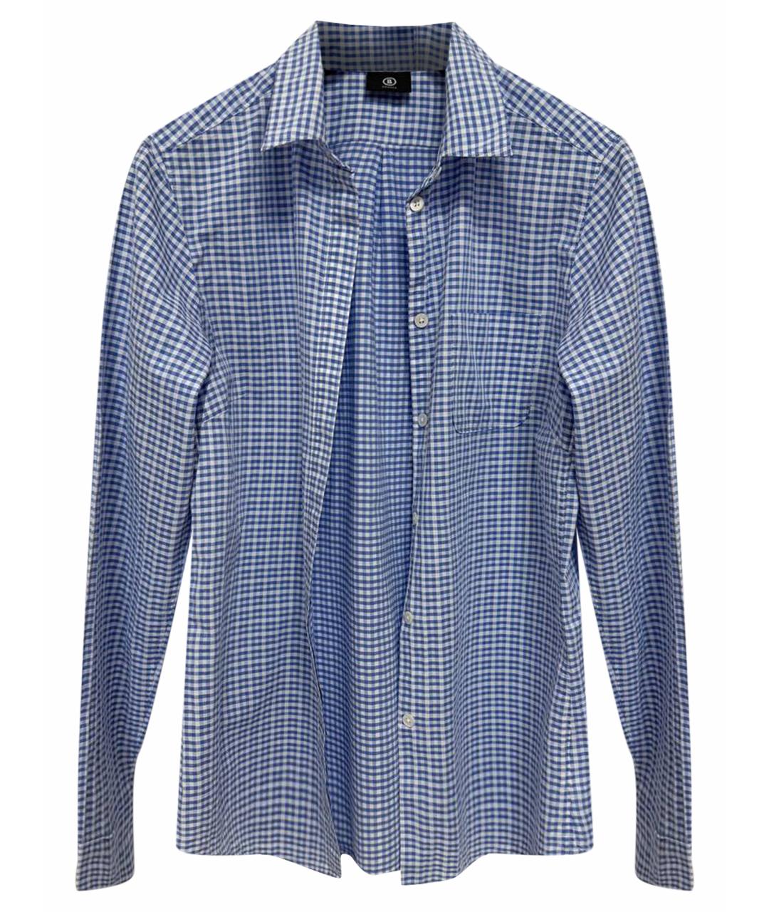 BOGNER Голубая хлопковая рубашка, фото 1