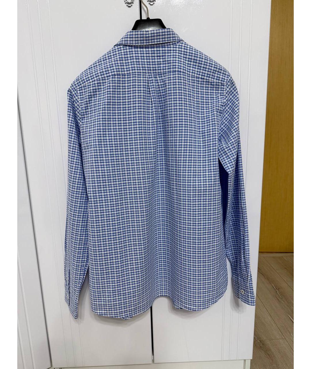 BOGNER Голубая хлопковая рубашка, фото 4