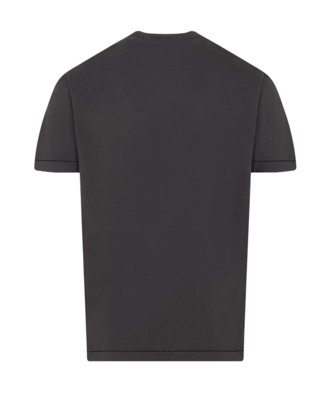 STONE ISLAND Серая футболка, фото 2