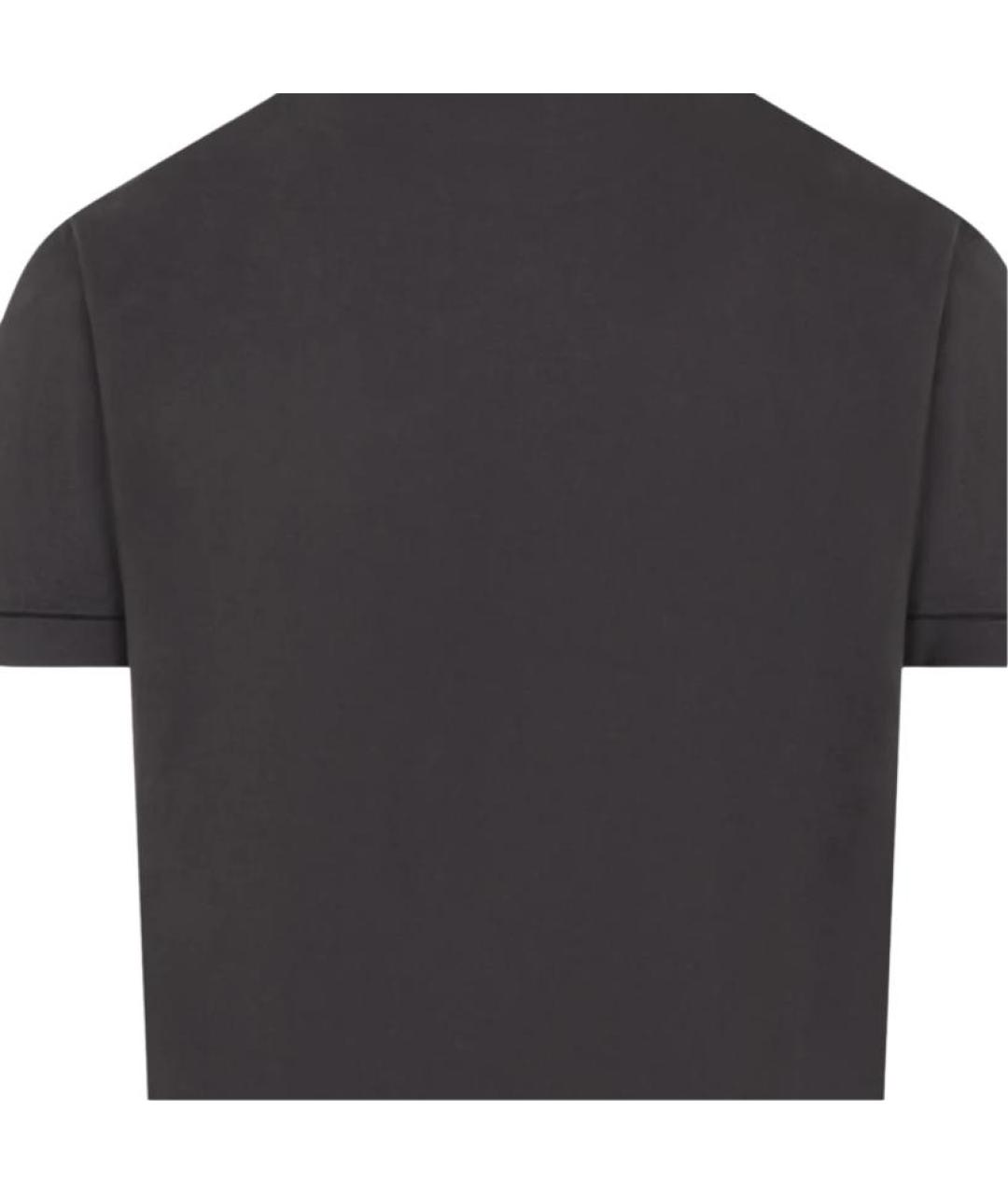 STONE ISLAND Серая футболка, фото 4