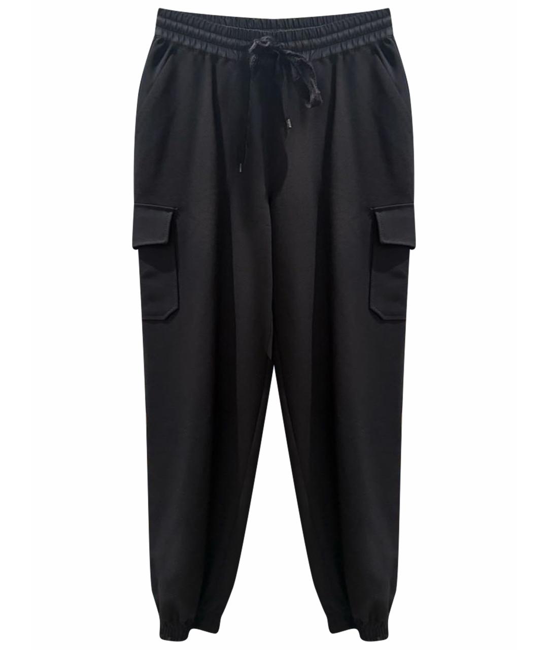 P.A.R.O.S.H. Черные брюки широкие, фото 1