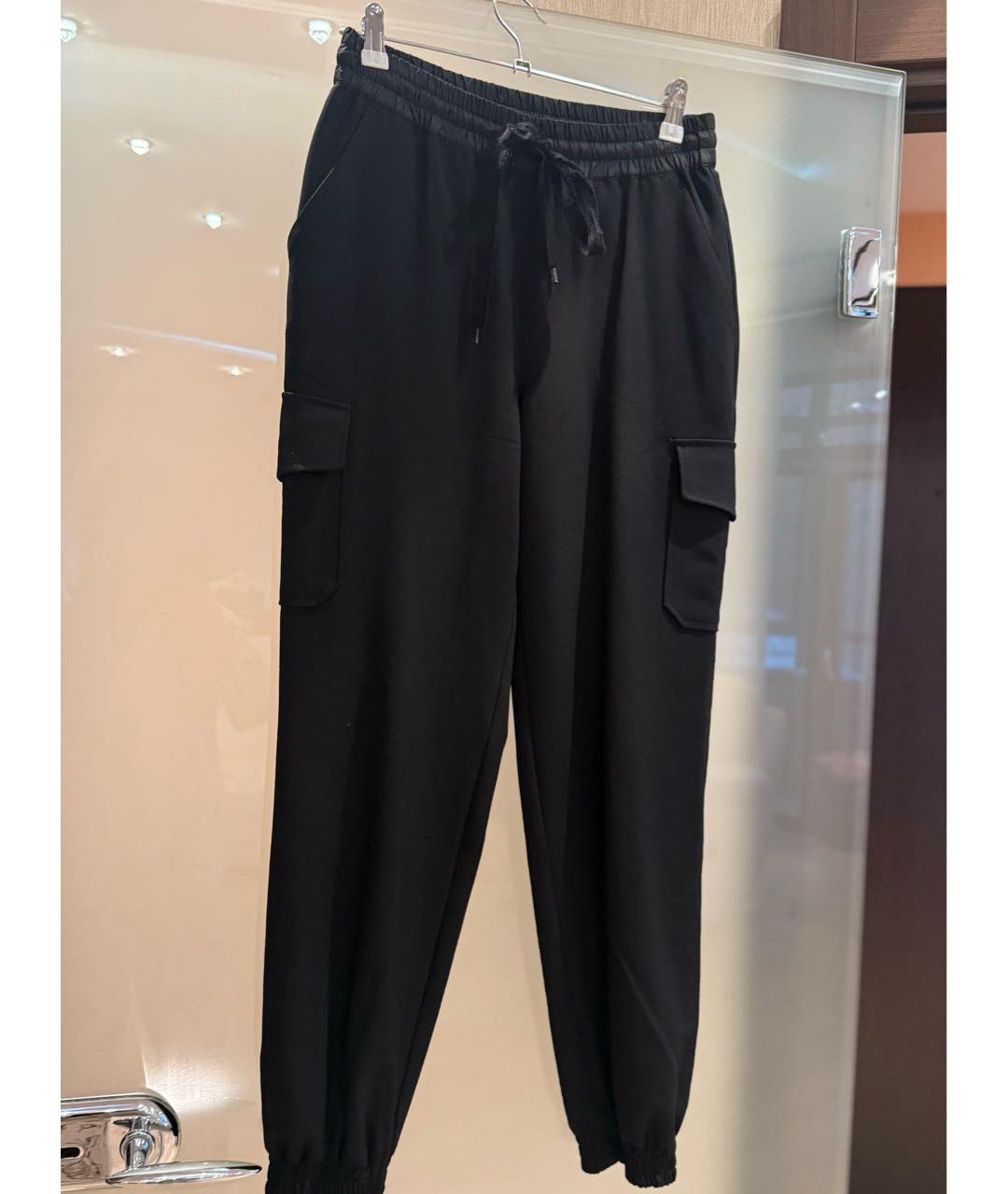P.A.R.O.S.H. Черные брюки широкие, фото 8
