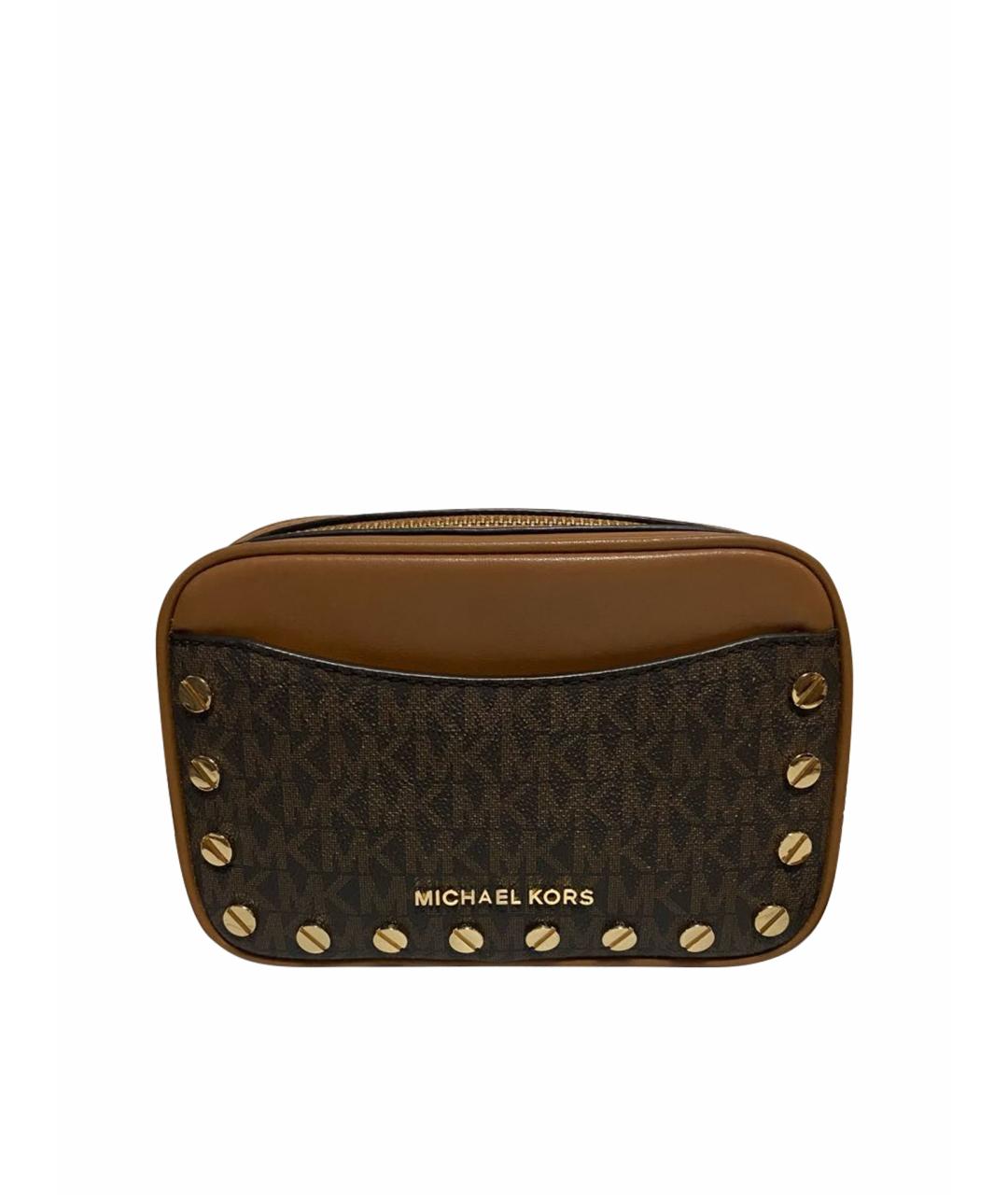 MICHAEL KORS Коричневая сумка через плечо, фото 1