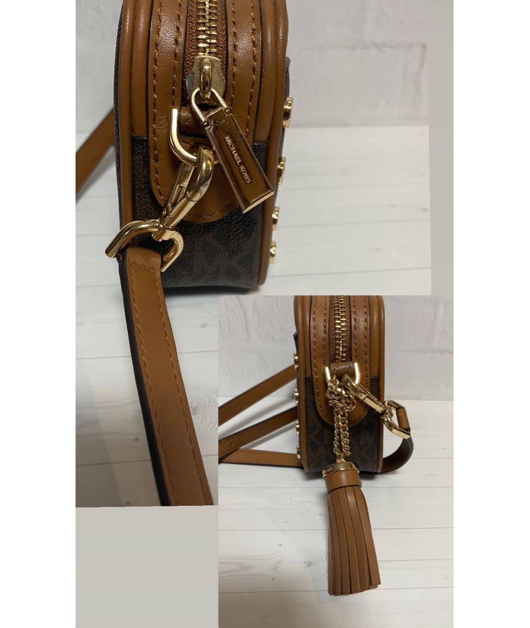 MICHAEL KORS Коричневая сумка через плечо, фото 8