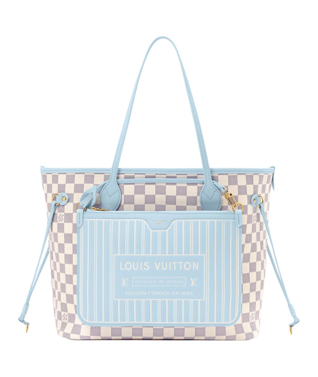 LOUIS VUITTON Голубая сумка через плечо, фото 1