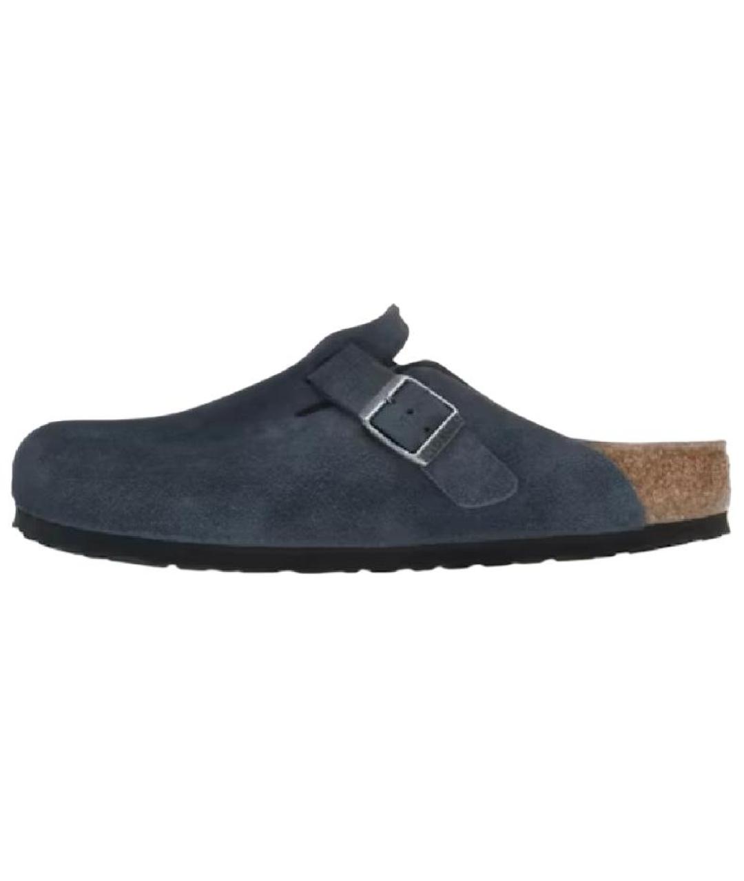BIRKENSTOCK Темно-синие сабо, фото 5