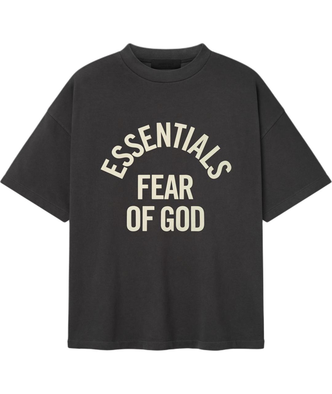 FEAR OF GOD ESSENTIALS Черная футболка, фото 1