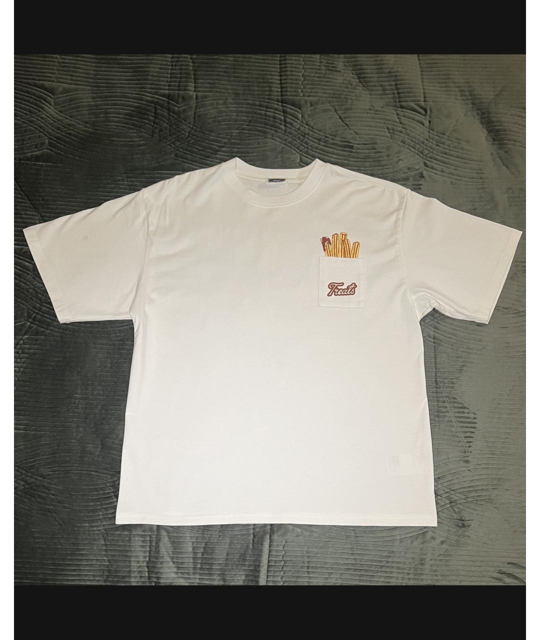 KITH Белая хлопковая футболка, фото 2