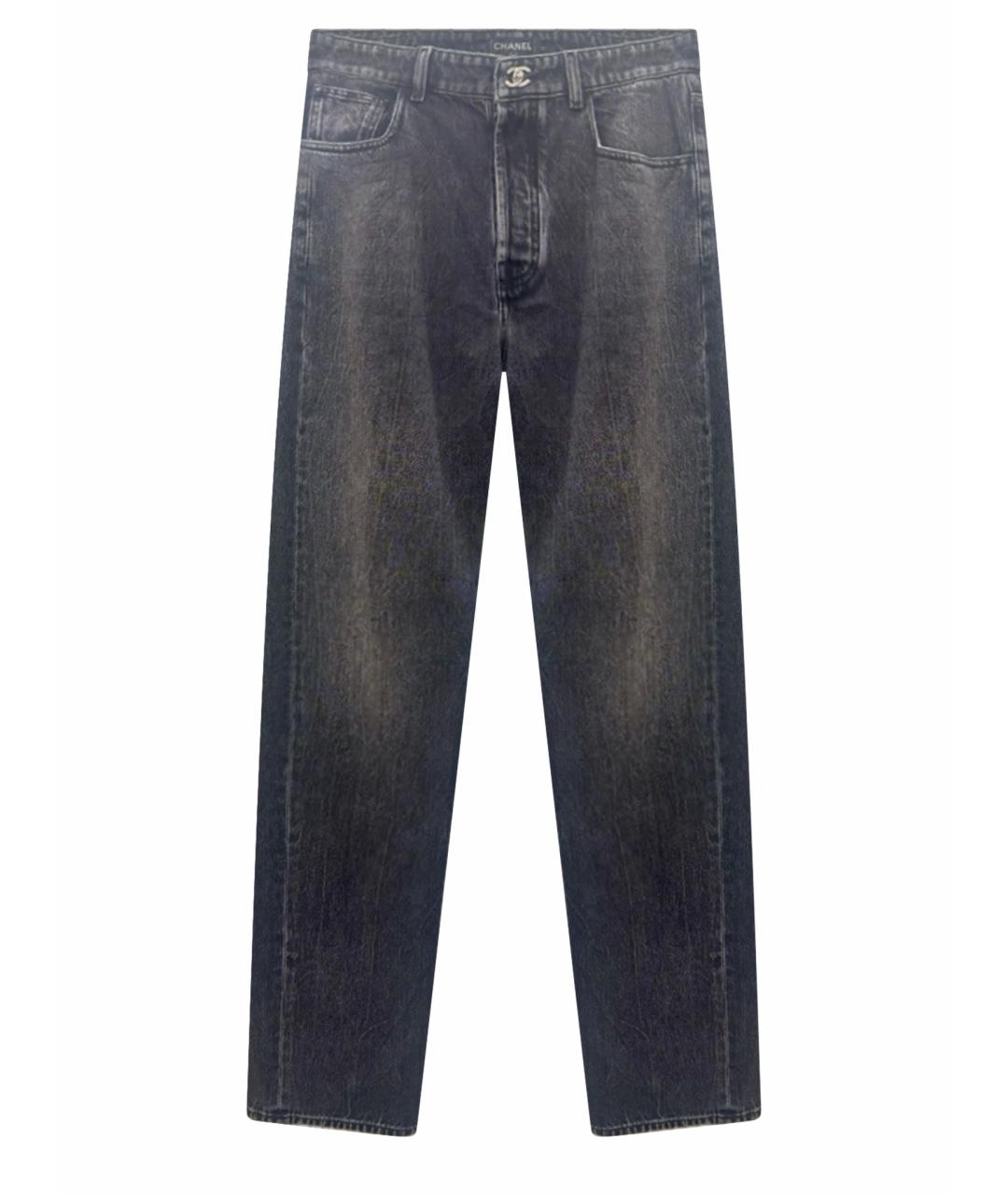 CHANEL Черные прямые джинсы, фото 1