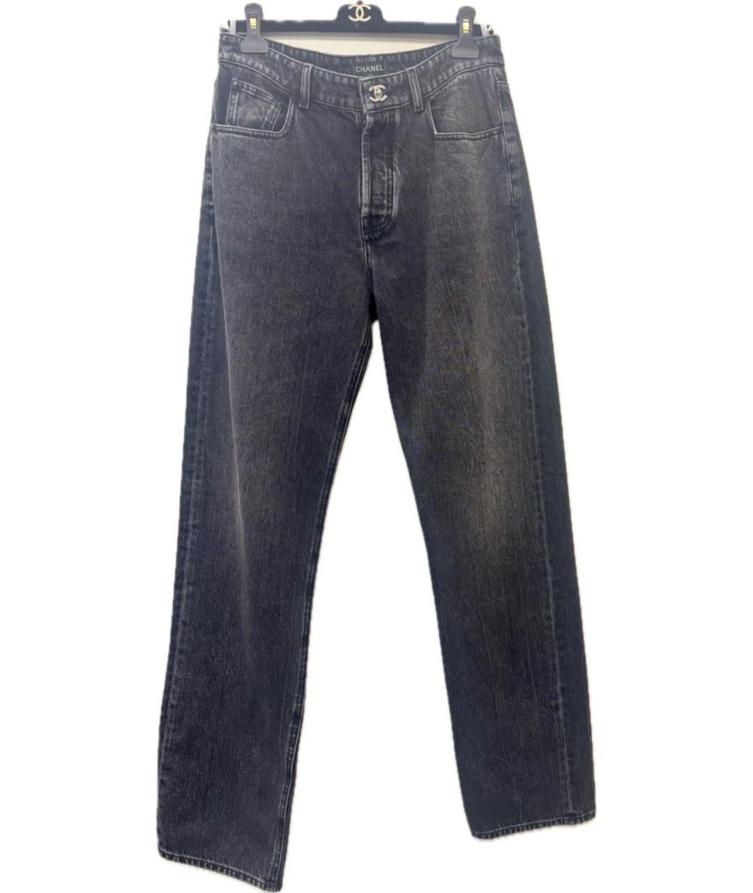 CHANEL Черные прямые джинсы, фото 4
