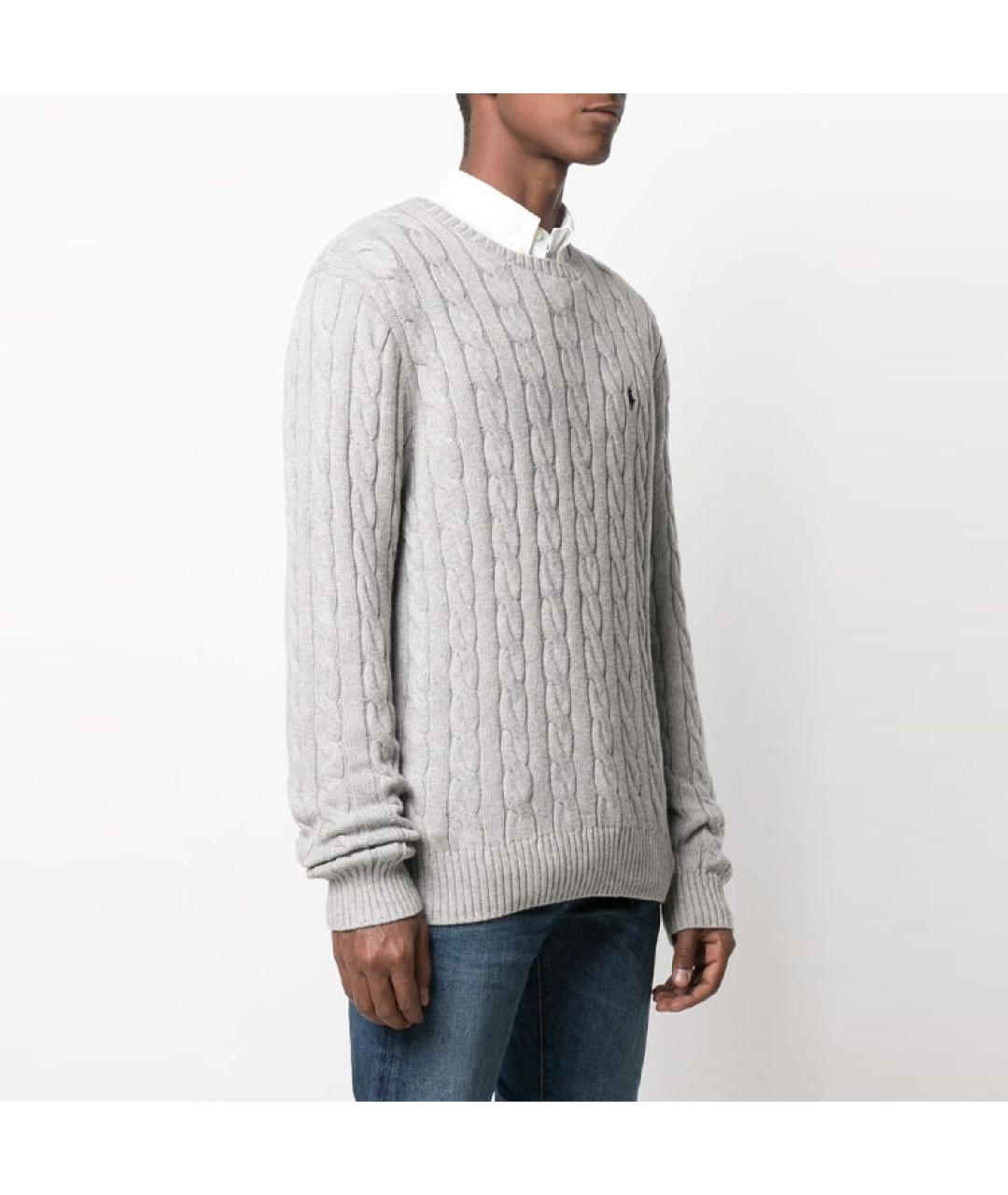 POLO RALPH LAUREN Серый джемпер / свитер, фото 2