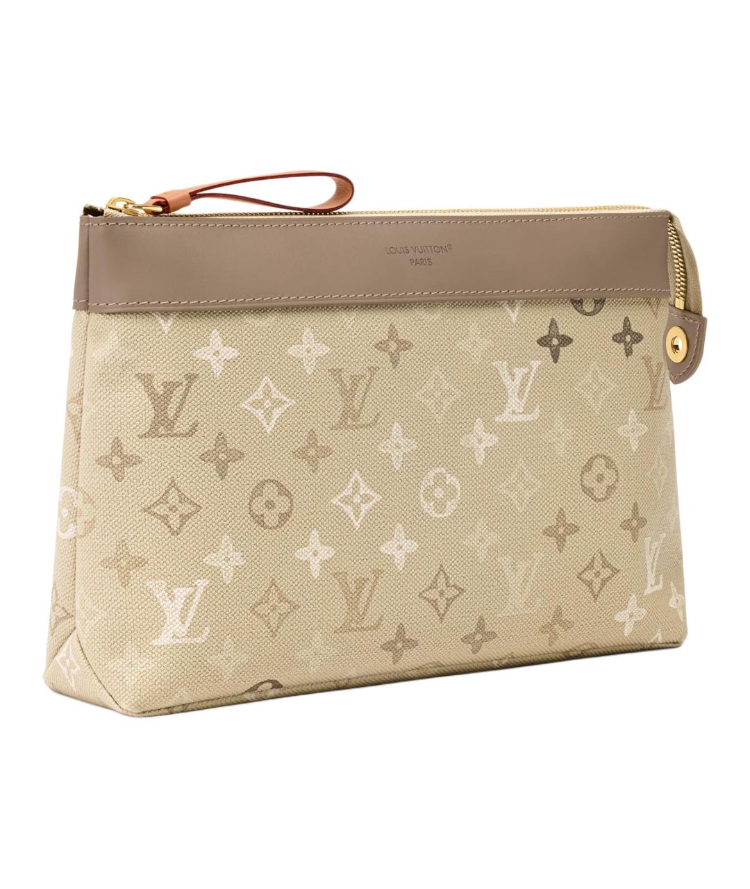 LOUIS VUITTON Бежевая барсетка, фото 2