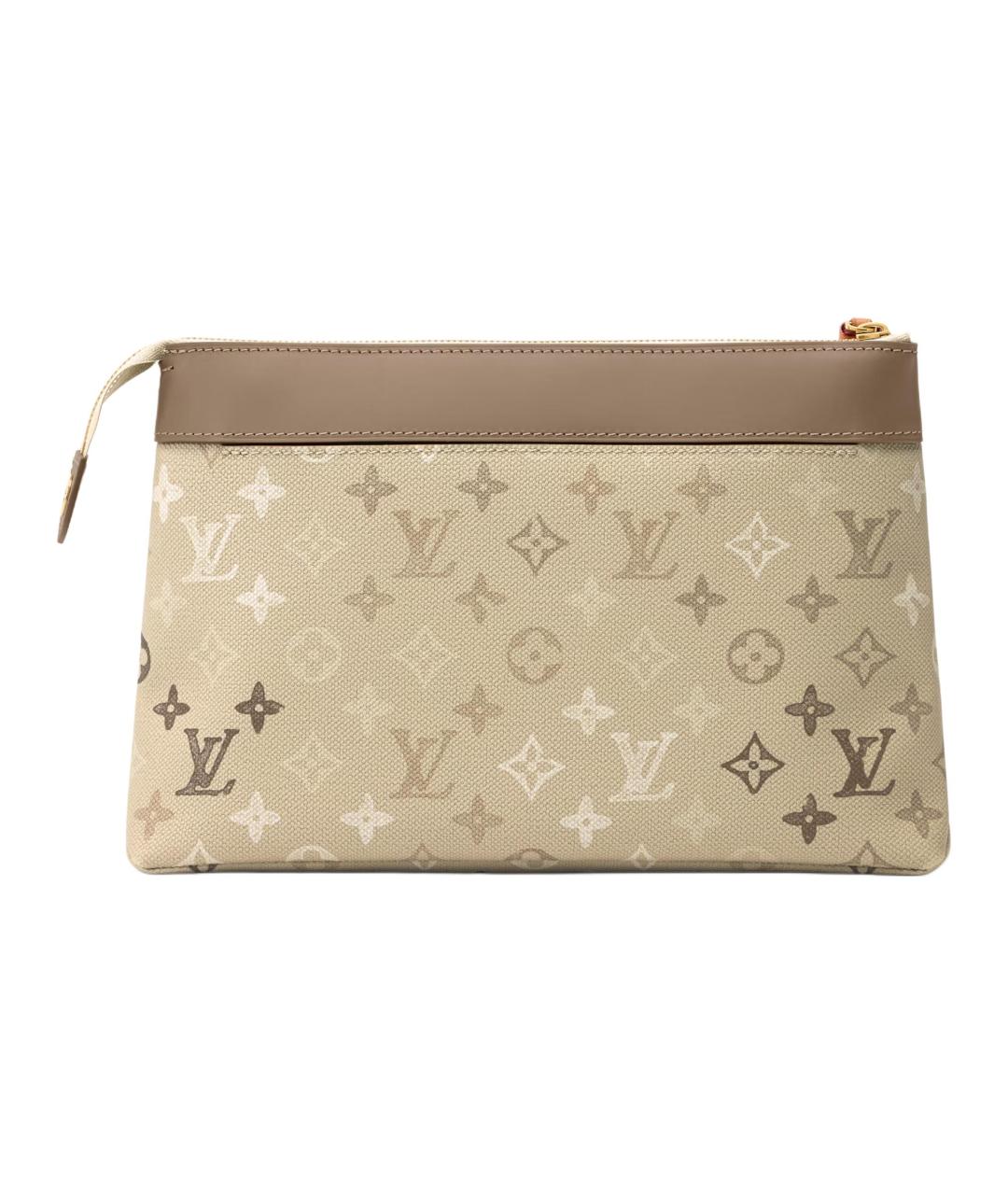 LOUIS VUITTON Бежевая барсетка, фото 3