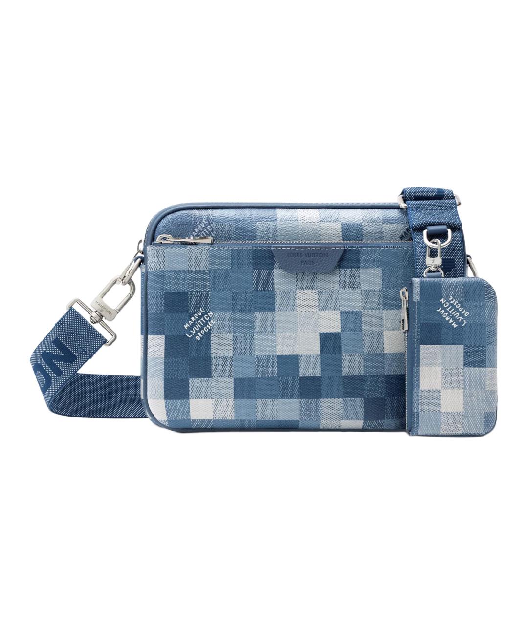 LOUIS VUITTON Синяя сумка на плечо, фото 1