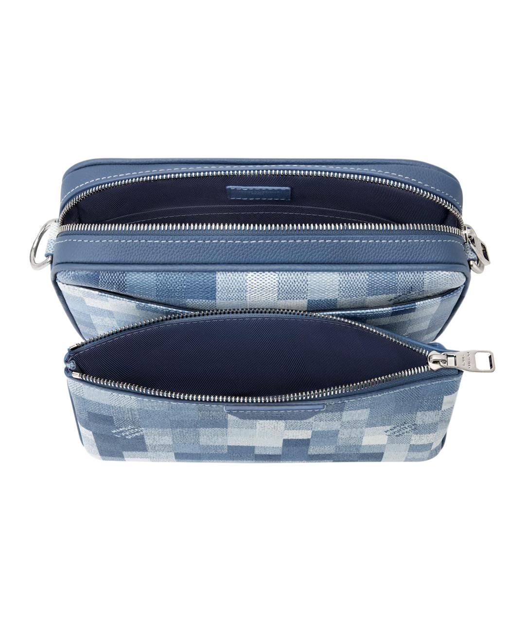 LOUIS VUITTON Синяя сумка на плечо, фото 5