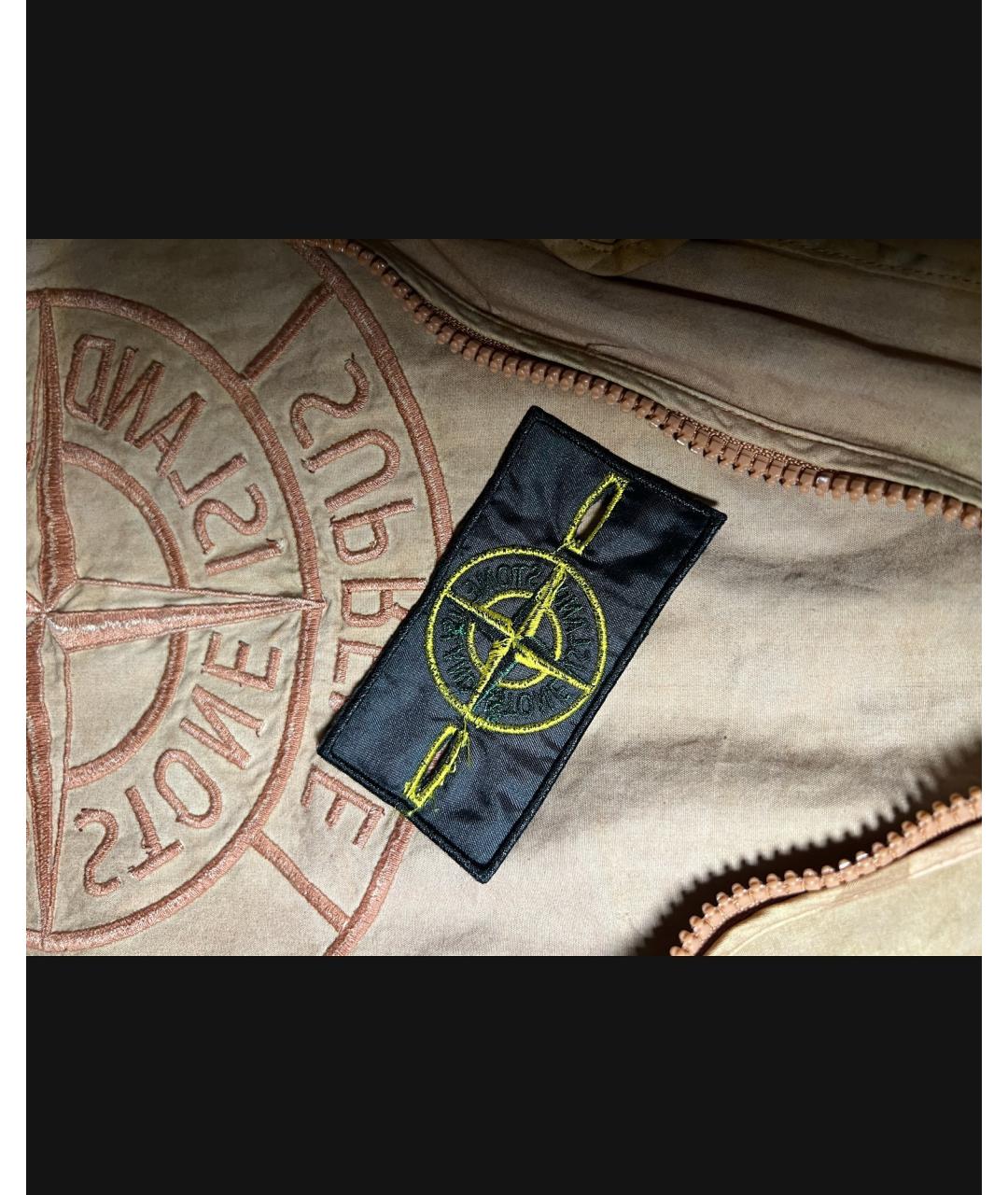 STONE ISLAND Коралловый хлопковый жилет, фото 6