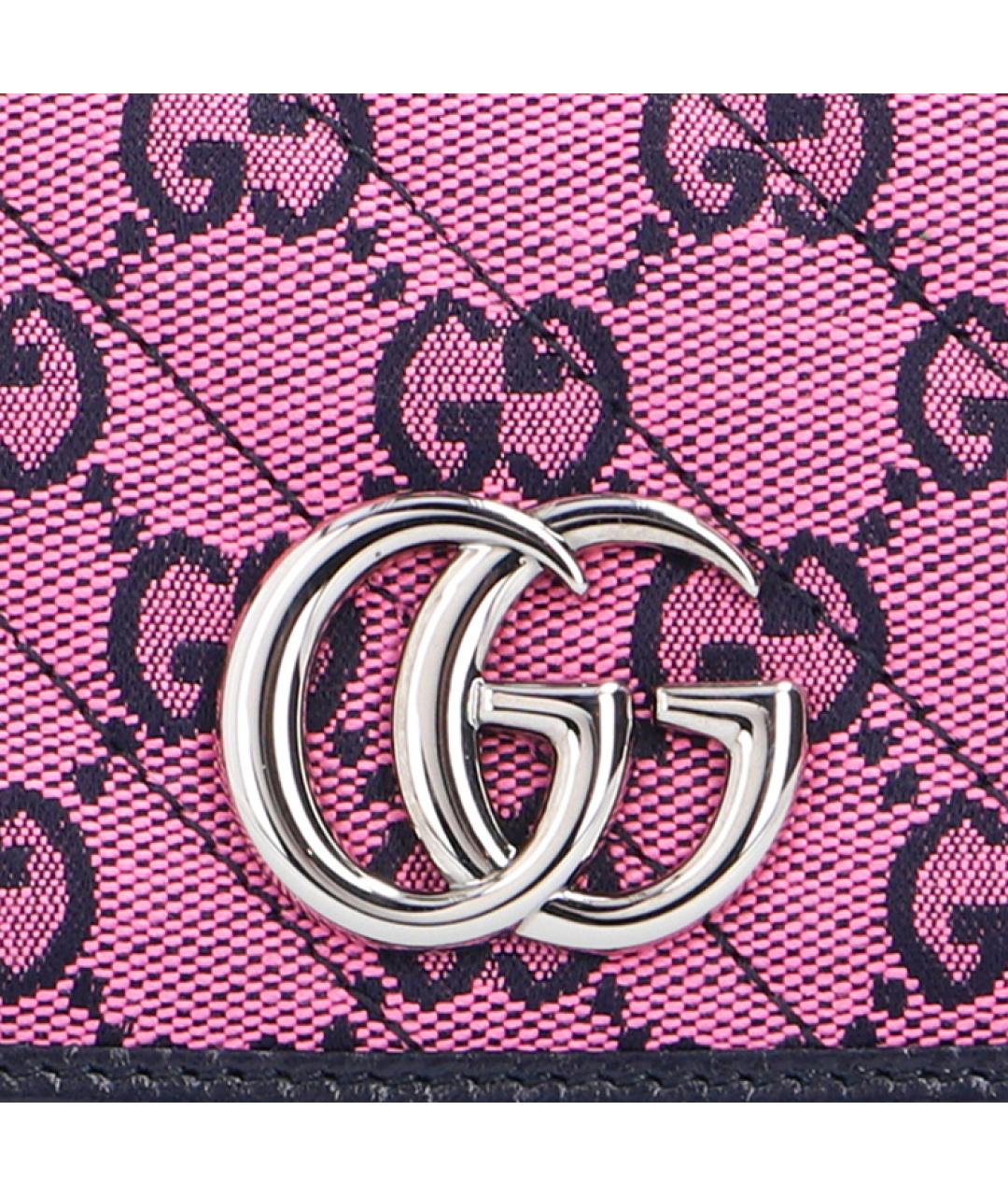 GUCCI Розовый кошелек, фото 4