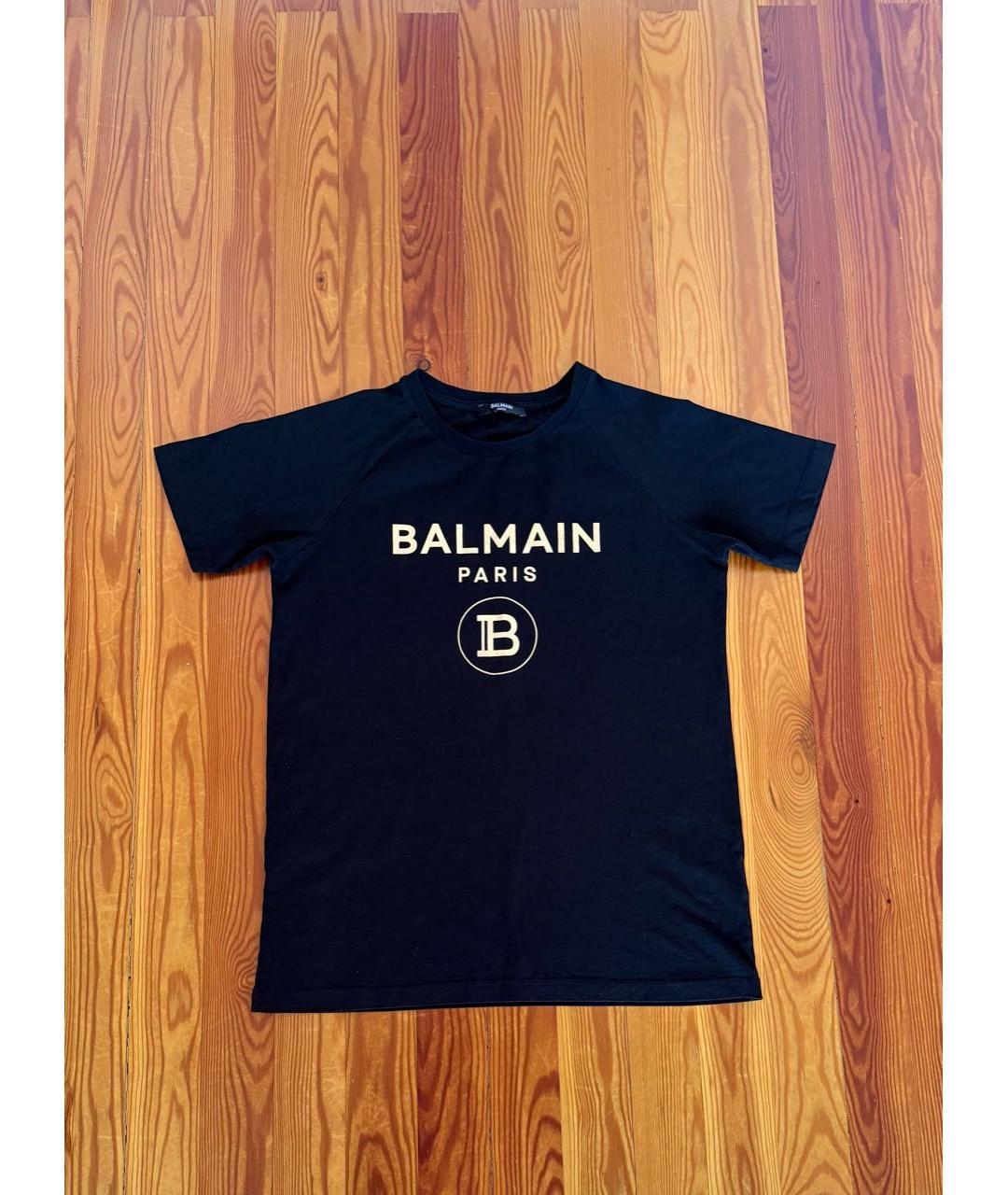 BALMAIN Черный хлопковый детская футболка / топ, фото 5