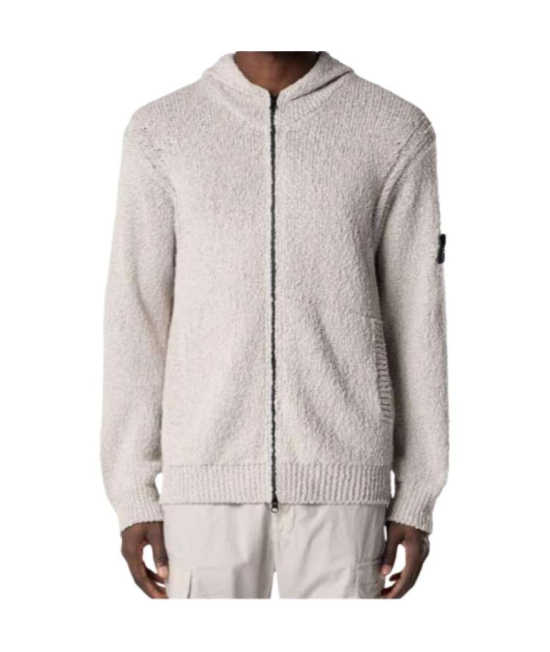 STONE ISLAND Серый джемпер / свитер, фото 3
