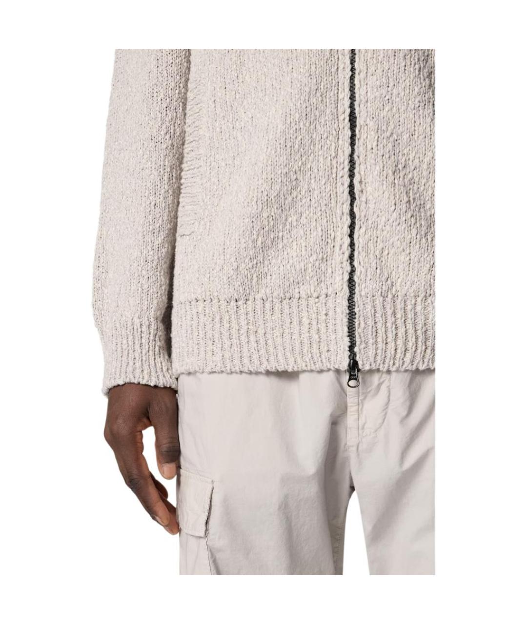 STONE ISLAND Серый джемпер / свитер, фото 5