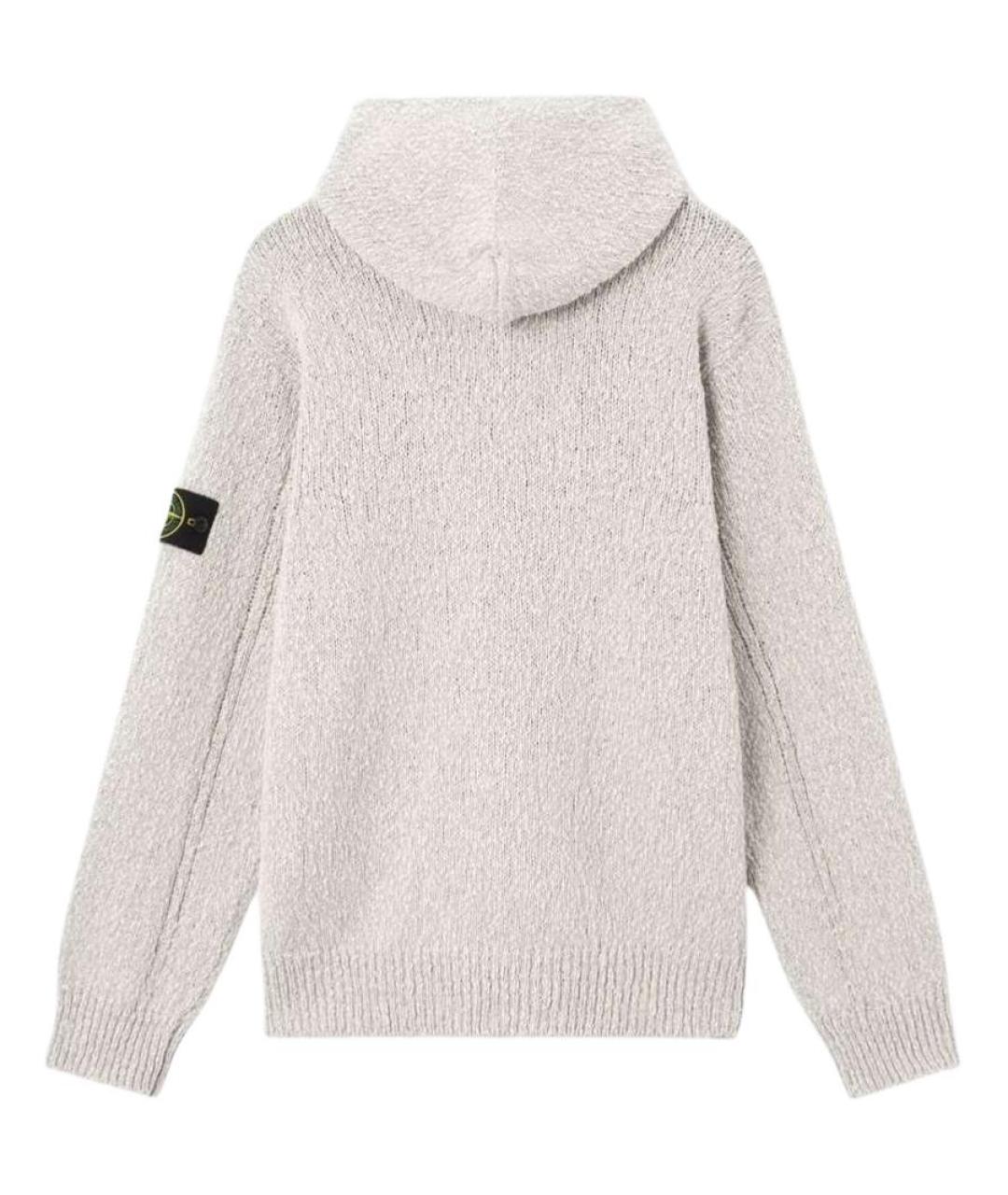 STONE ISLAND Серый джемпер / свитер, фото 2