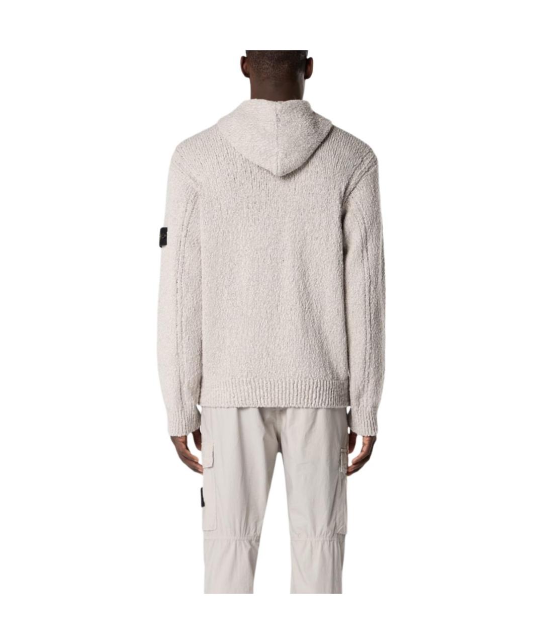 STONE ISLAND Серый джемпер / свитер, фото 4