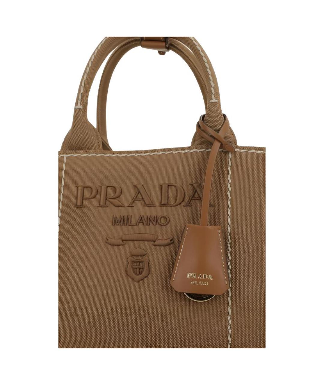 PRADA Коричневая сумка через плечо, фото 4