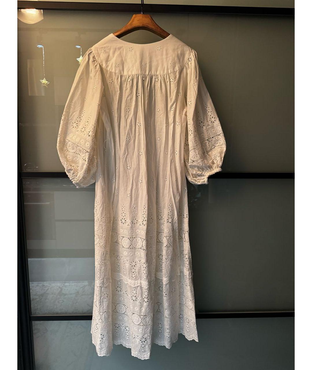 ZIMMERMANN Белое хлопковое повседневное платье, фото 2