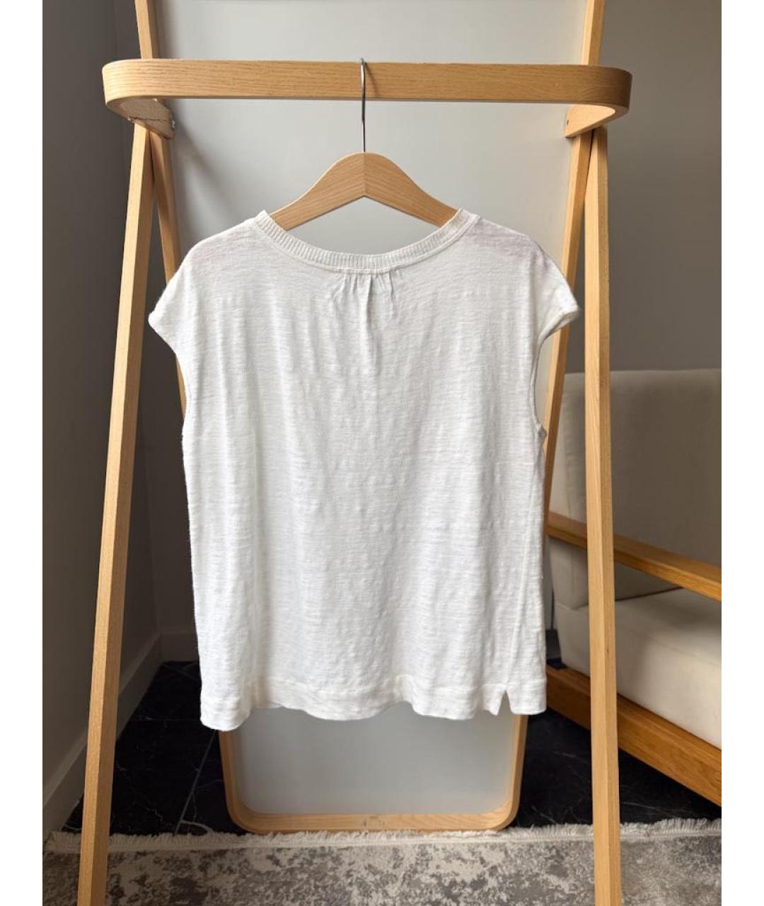 LORO PIANA Белый льняной детская футболка / топ, фото 2