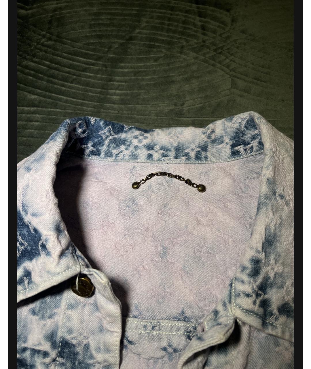 LOUIS VUITTON Голубая деним куртка, фото 6