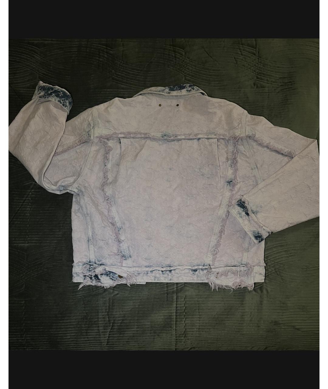 LOUIS VUITTON Голубая деним куртка, фото 3