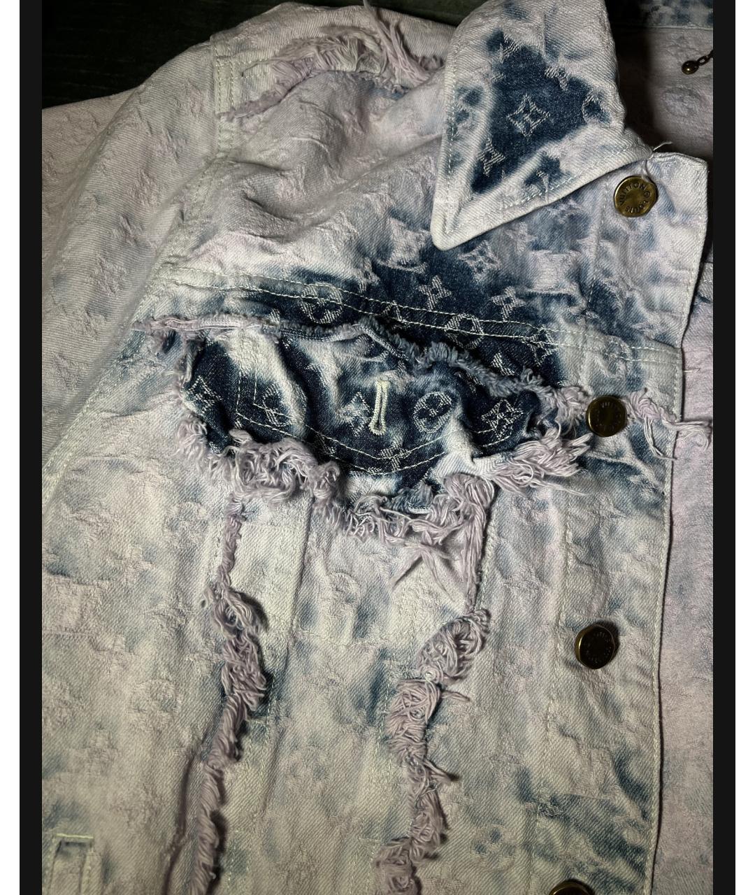 LOUIS VUITTON Голубая деним куртка, фото 5