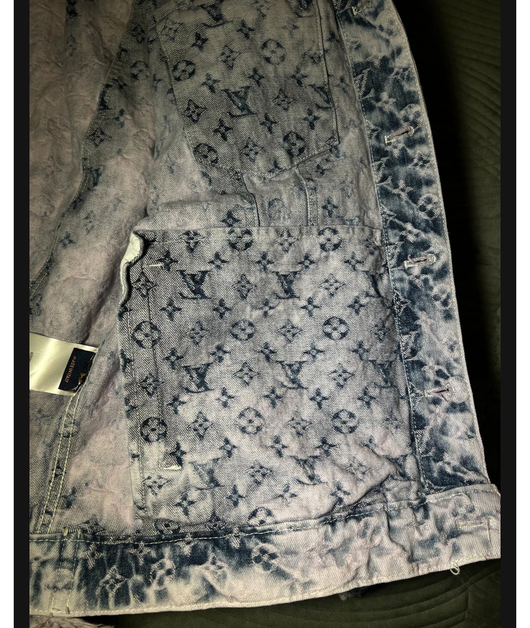 LOUIS VUITTON Голубая деним куртка, фото 8