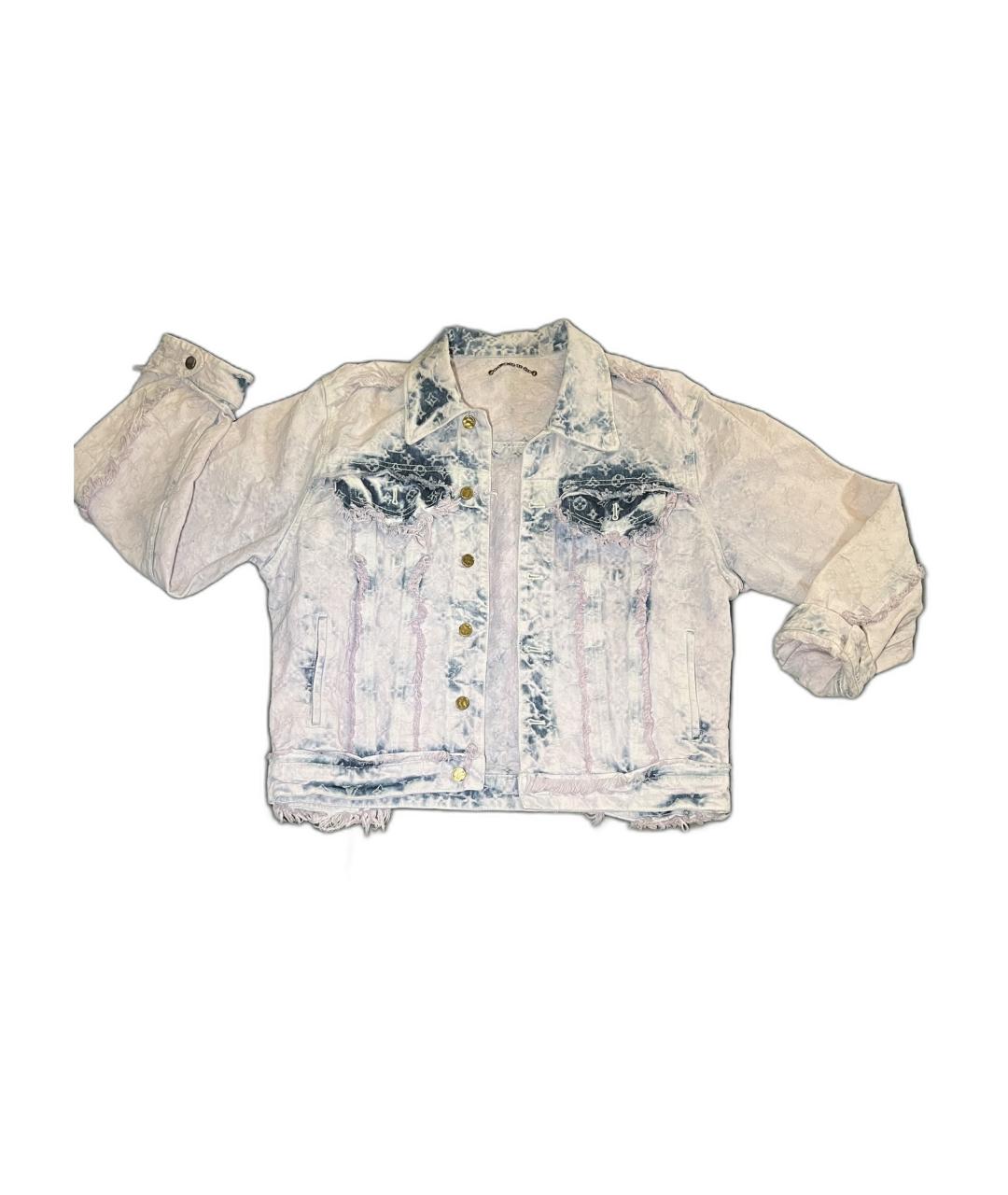 LOUIS VUITTON Голубая деним куртка, фото 10