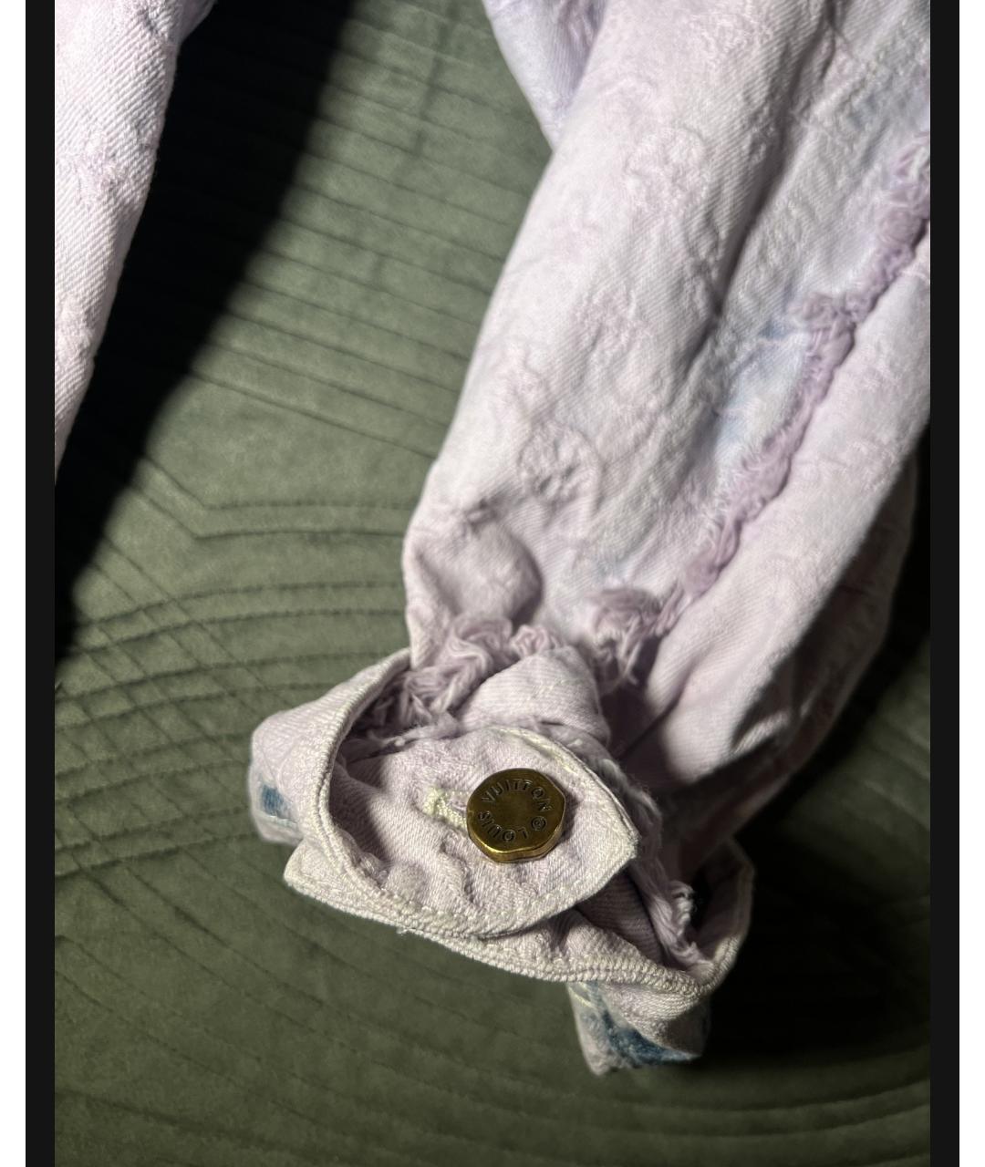 LOUIS VUITTON Голубая деним куртка, фото 7