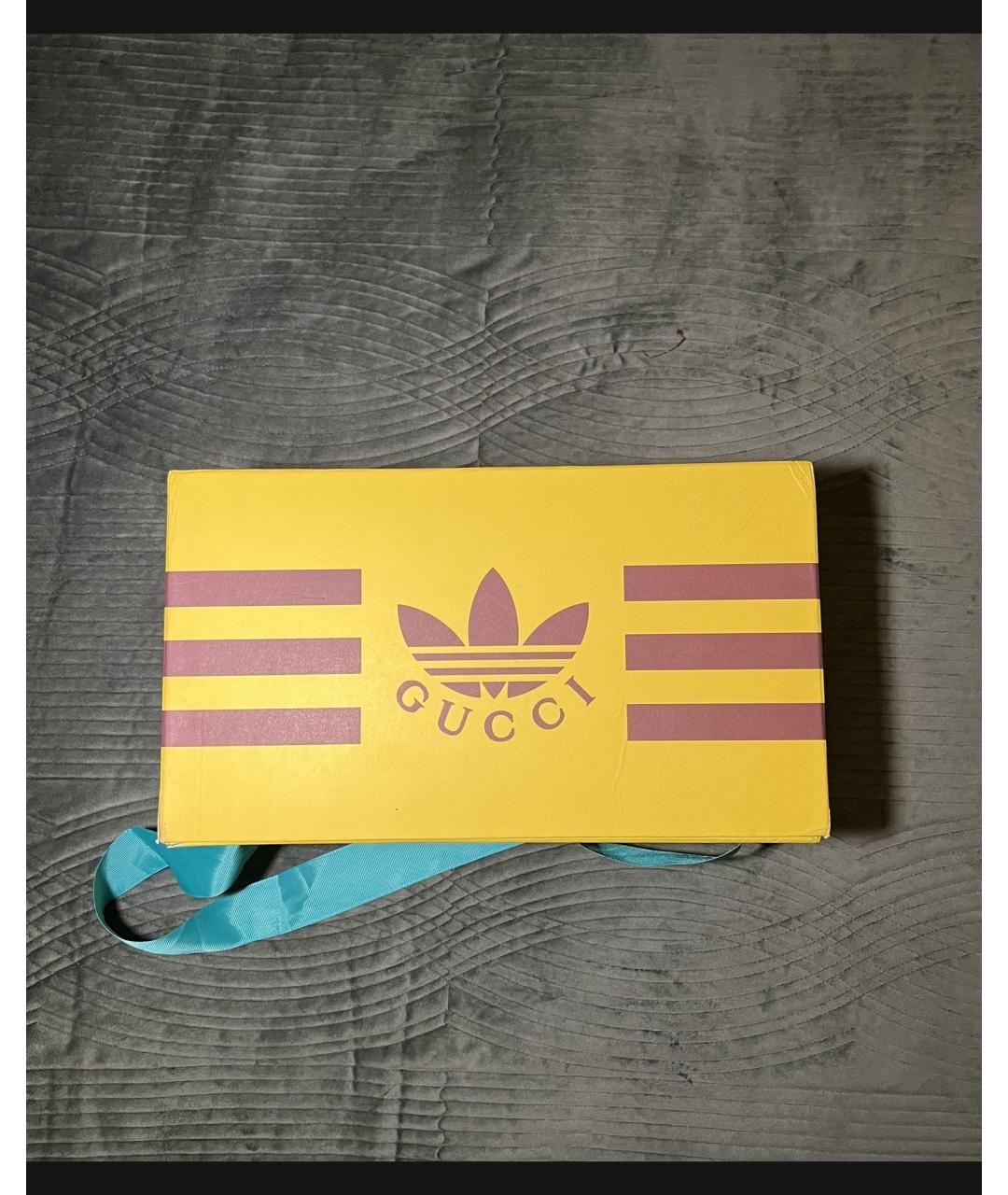 GUCCI Синие низкие кроссовки / кеды, фото 6